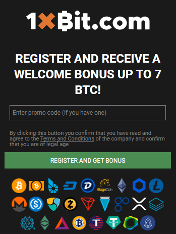 1xBit - Registration Process