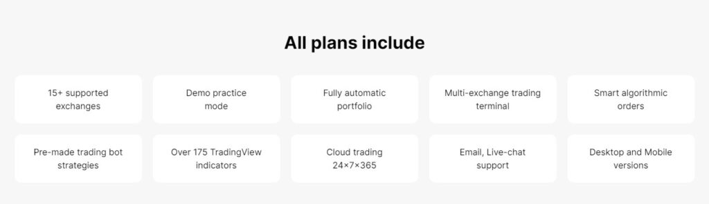 Bitsgap Pricing Plans