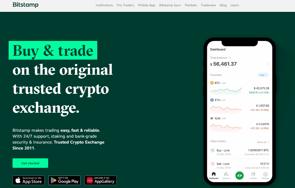 Bitstamp Crypto Exchange