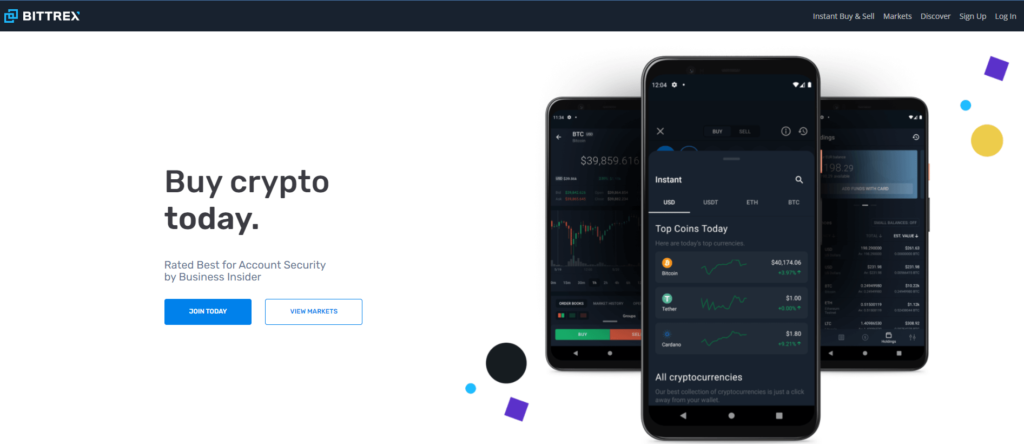 Bittrex - Best Singapore Crypto Exchange