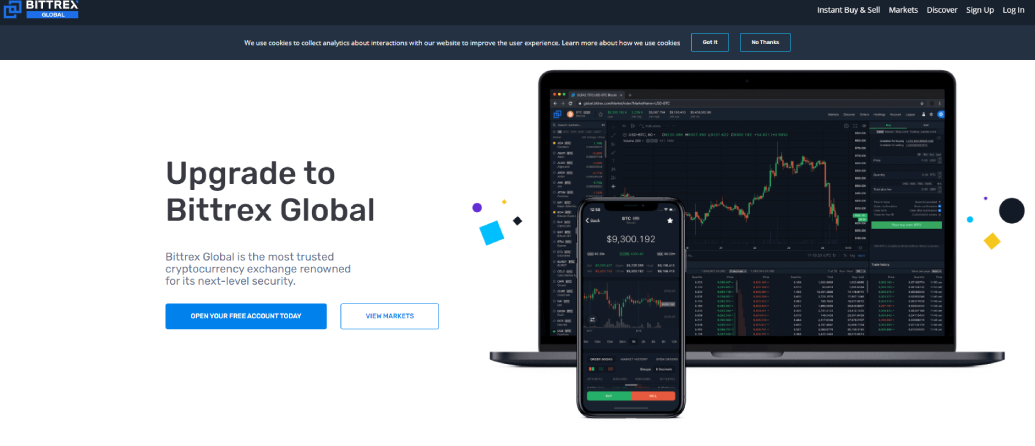 Bittrex Exchange User Interface