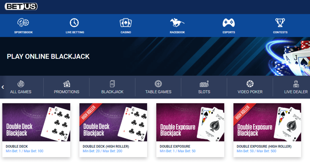 BetUS - Blackjack Games