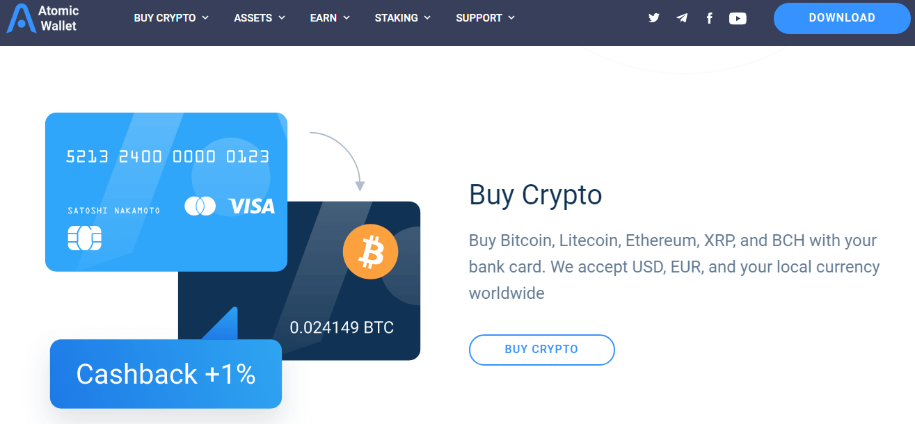 Buy Crypto Using Atomic Wallet