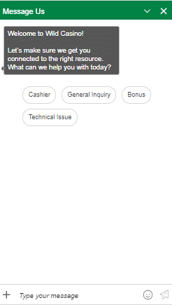 Wild Casino Customer Support