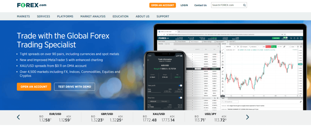 FOREX.com - Best Forex Broker for US Traders