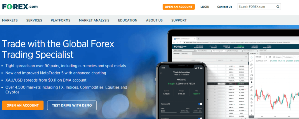 Forex.com - One of the Top 10 Forex Brokers in India