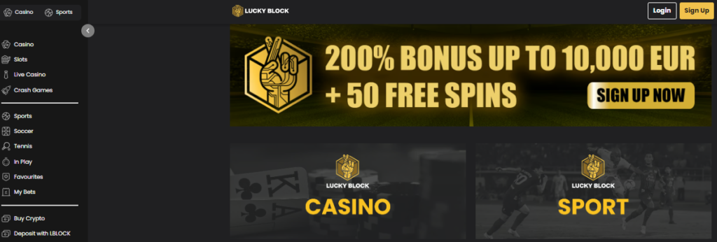 Lucky Block – Popular Crypto Sports Betting Site