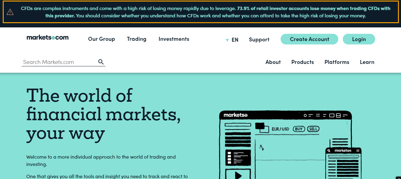 Markets.com - Offer Excellent Trading Service!