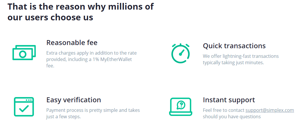 MyEtherWallet Features