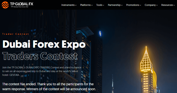 Traders Contest by TP Global FX