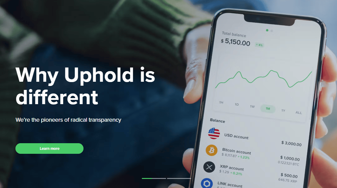 Uphold Crypto Exchange