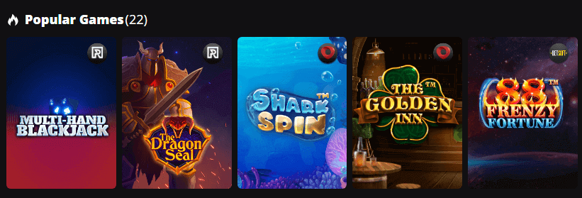 Wild Casino Popular Games