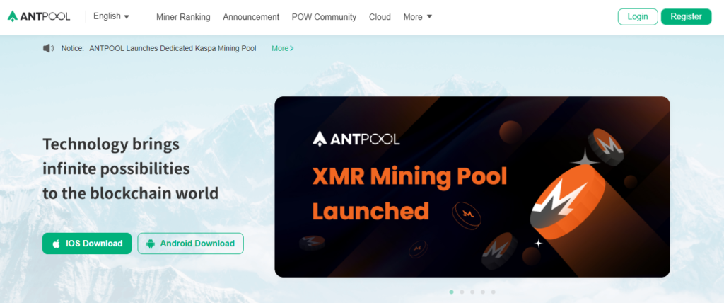 Antpool: Diverse Crypto Pools Available