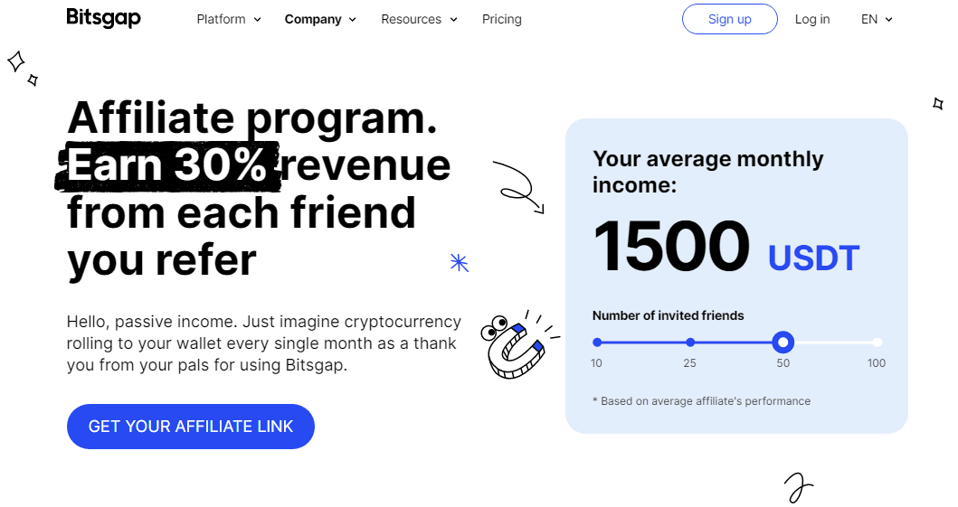 Bitsgap Affiliate Program