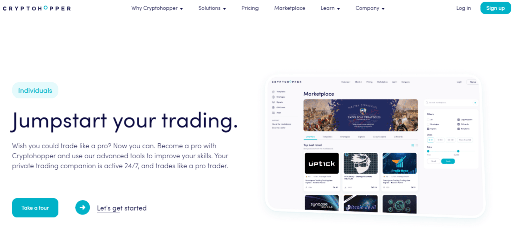 Cryptohopper Individuals Trading