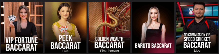 Lucky Block Casino Baccarat Games