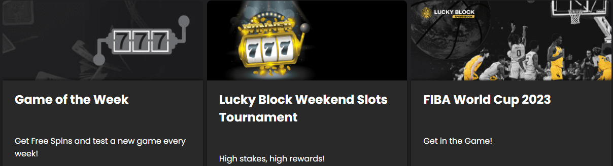 Lucky Block Casino Promotions