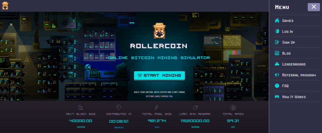 Rollercoin: Mine Crypto While Playing Mini-Games