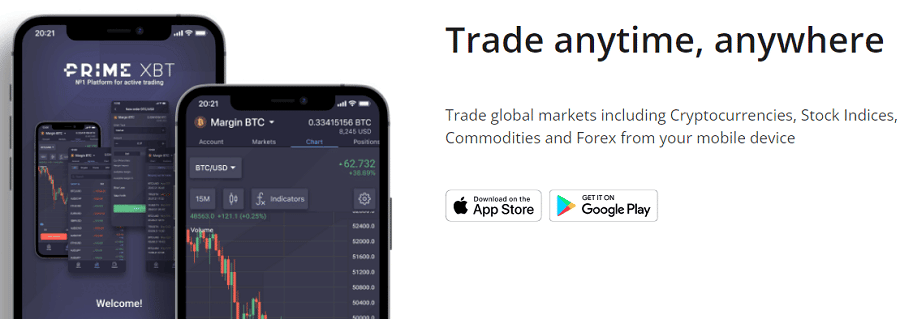 Trade Anytime, Anywhere at PrimeXBT